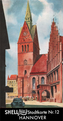 SHELL-Stadtkarte Nr. 12 - Hannover