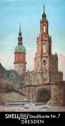 SHELL-Stadtkarte Nr. 7 - Dresden