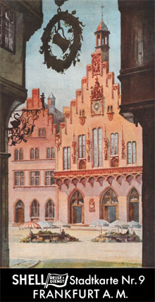 SHELL-Stadtkarte Nr. 9 - Frankfurt A. M.